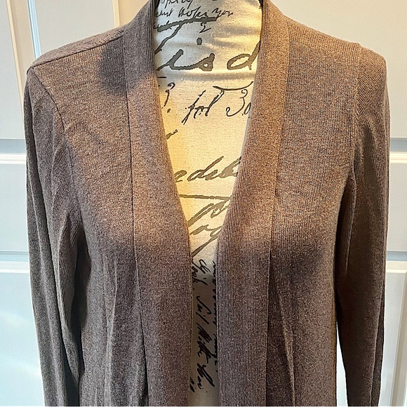 H By Halston Open Front Duster Cárdigan - Picture 6 of 16